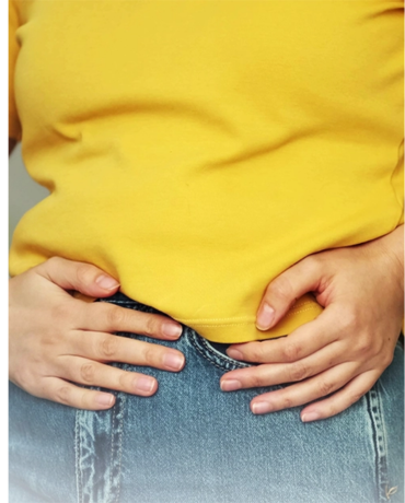 Bloating front image