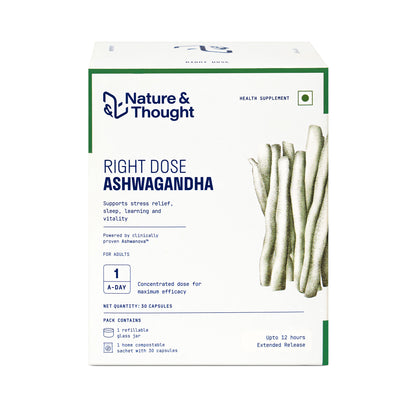 RIGHT DOSE ASHWAGANDHA (Ashwanova™ 500 mg)