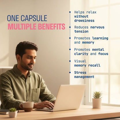 STRESS EASE ADVANCED FORMULA (Ashwanova™ + AlphaWave®)