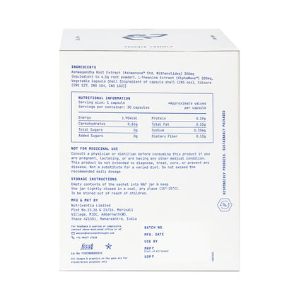 STRESS EASE ADVANCED FORMULA (Ashwanova™ + AlphaWave®)