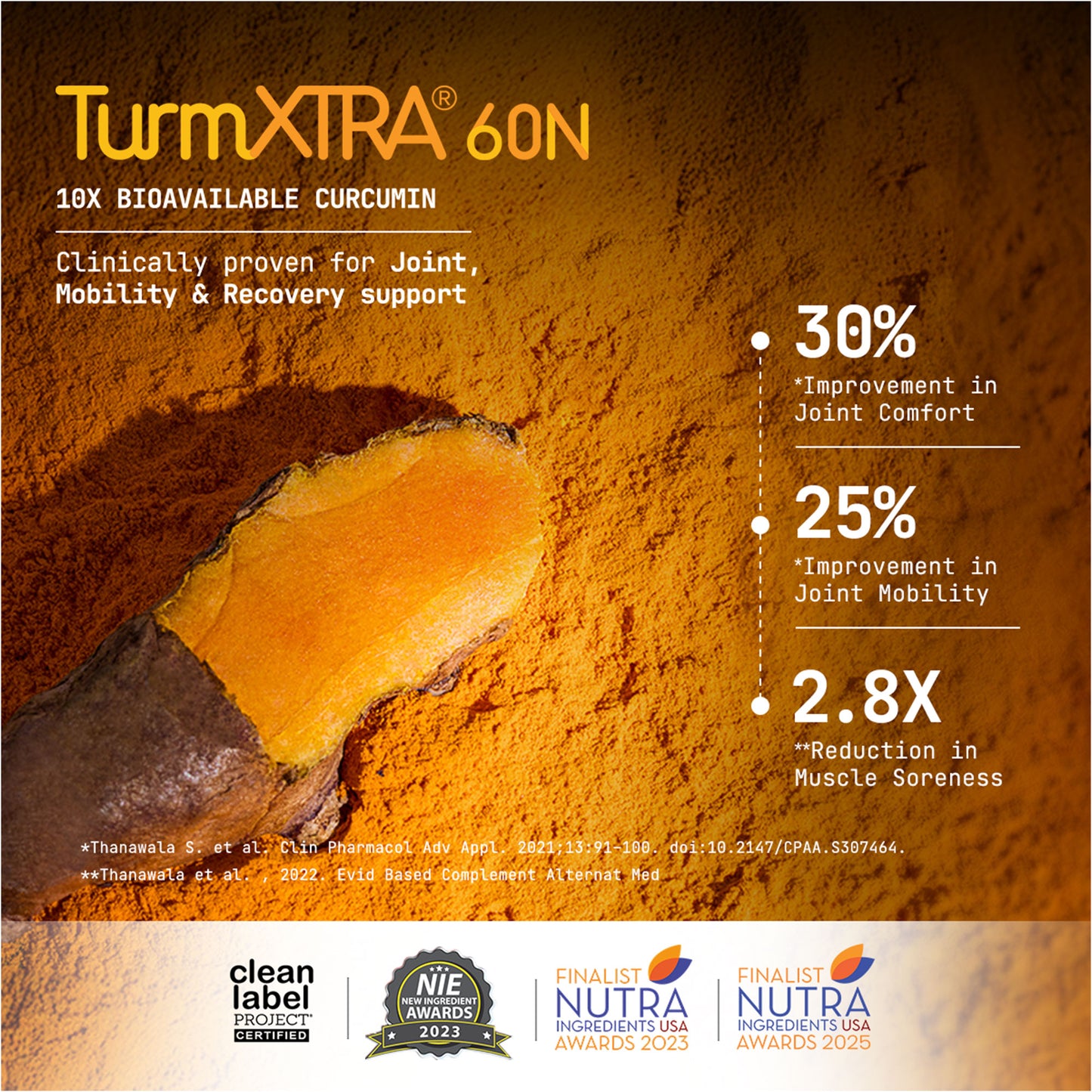 TRIPLE ACTION JOINT FORMULA (UC-II® + Aflapin® + TurmXTRA®)