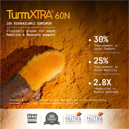 TRIPLE ACTION JOINT FORMULA (UC-II® + Aflapin® + TurmXTRA®)