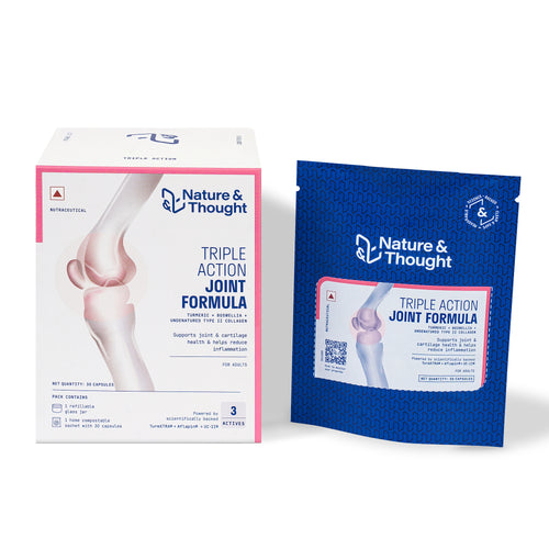[First] Nature & Thought Triple Action Joint Formula packaging on a white background