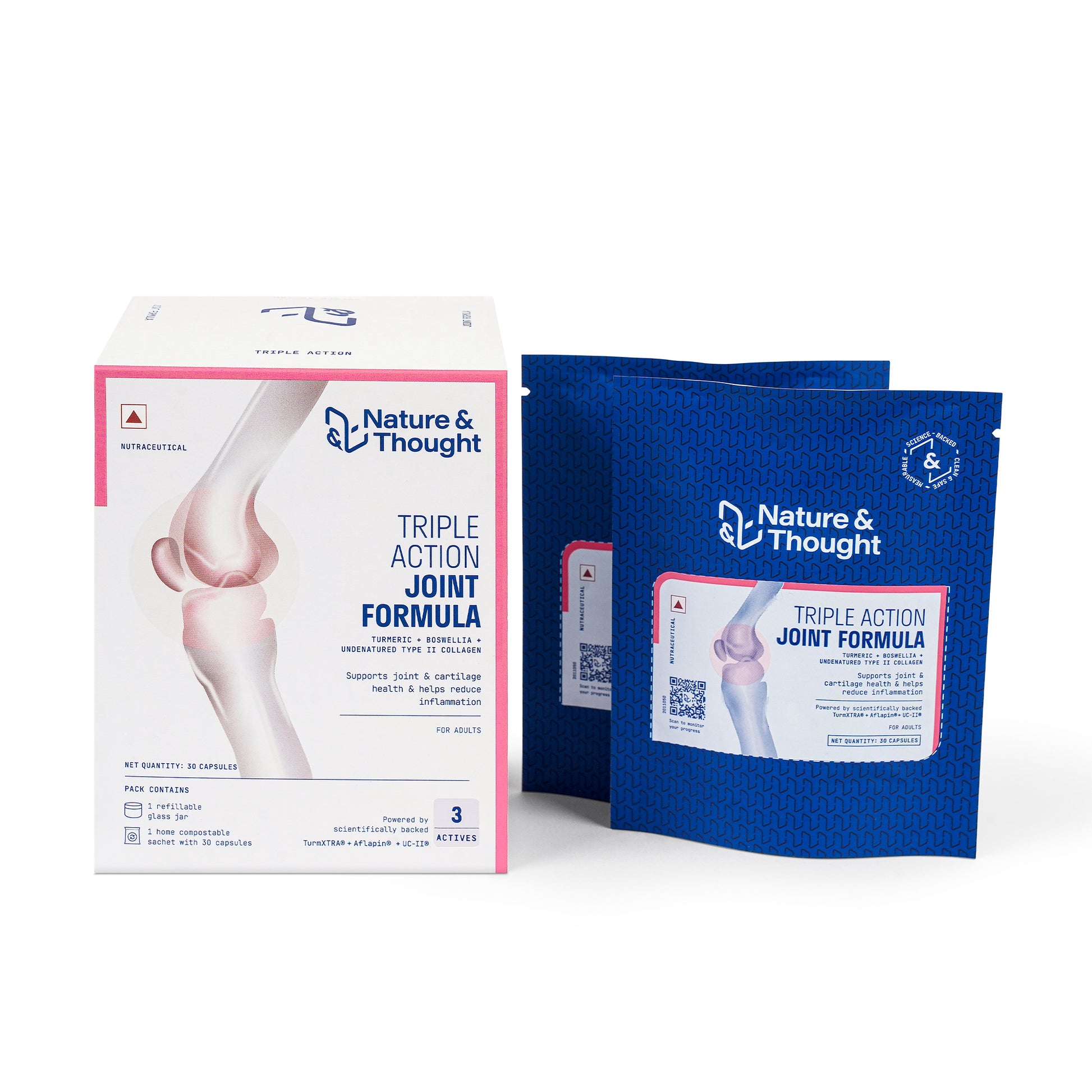 Nature & Thought Triple Action Joint Formula packaging on a white background