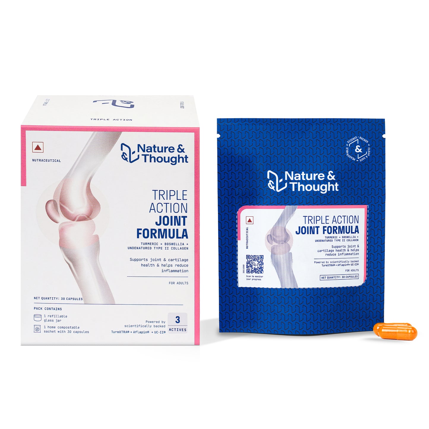 Nature & Thought Triple Action Joint Formula packaging on a white background