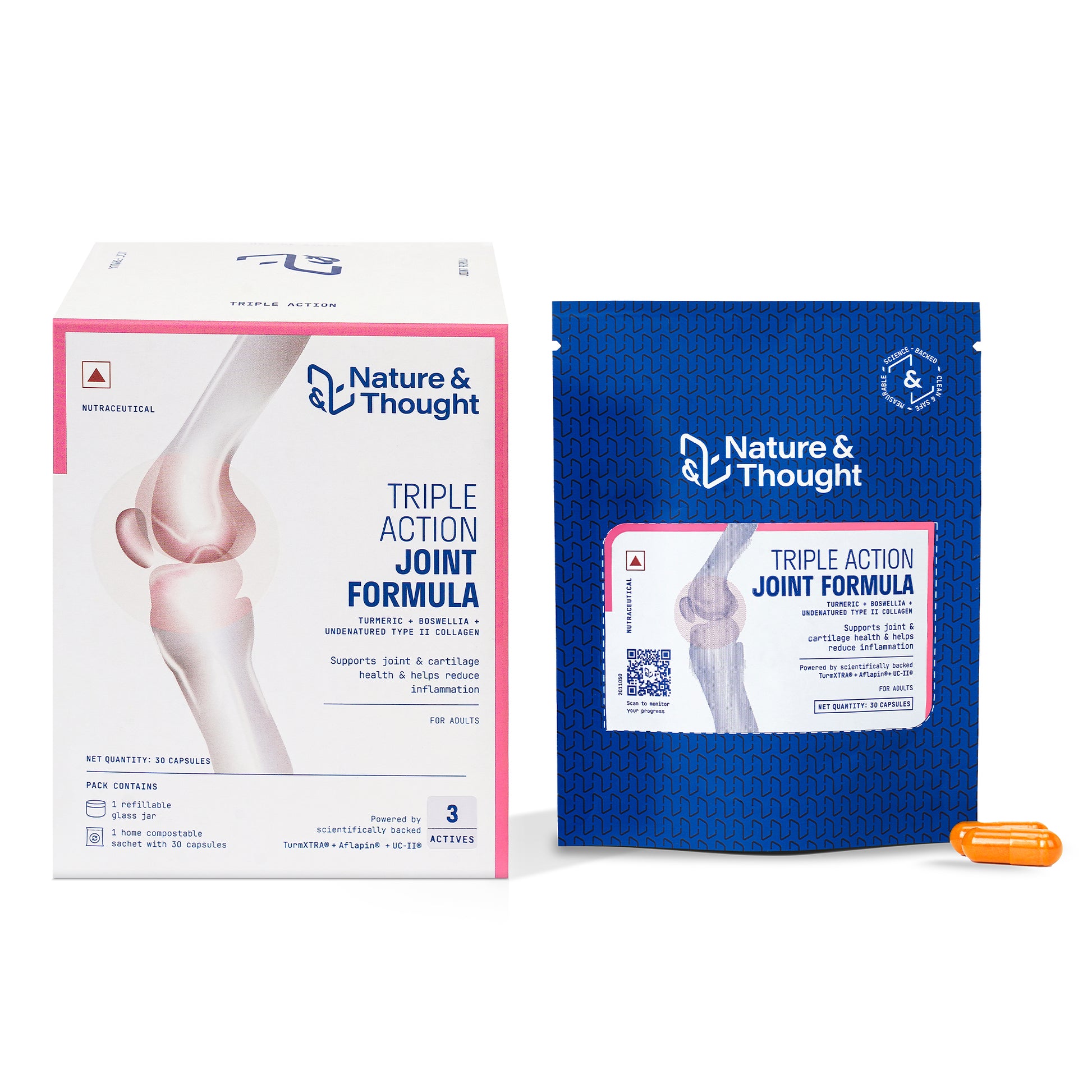 Nature & Thought Triple Action Joint Formula packaging on a white background