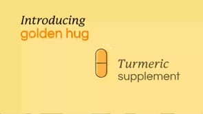 
                  
                    Load and play video in Gallery viewer, Golden Hug | Curcumin Supplement | 1-A-Day for Joint &amp;amp; Muscle Support
                  
                
