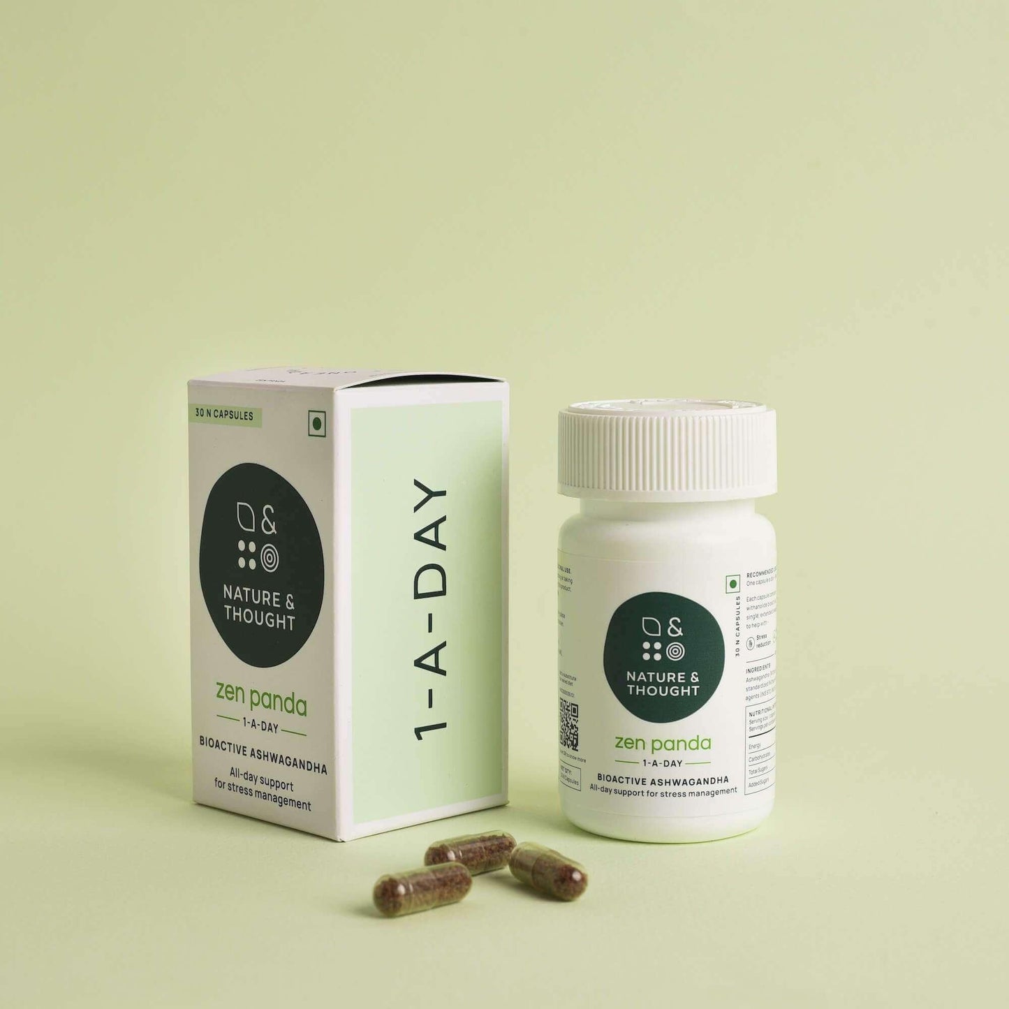 Zen Panda | Ashwagandha Supplement | 1-A-Day for Stress and Sleep Management